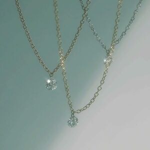 SALE Catbird 14k Yellow Gold Diamond Pinprick Necklace